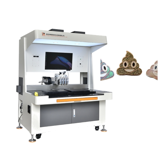 Poop Emoji Enamel Pin Badge Filling Machine – Professional Pin Production Equipment for Custom Emoji Pins